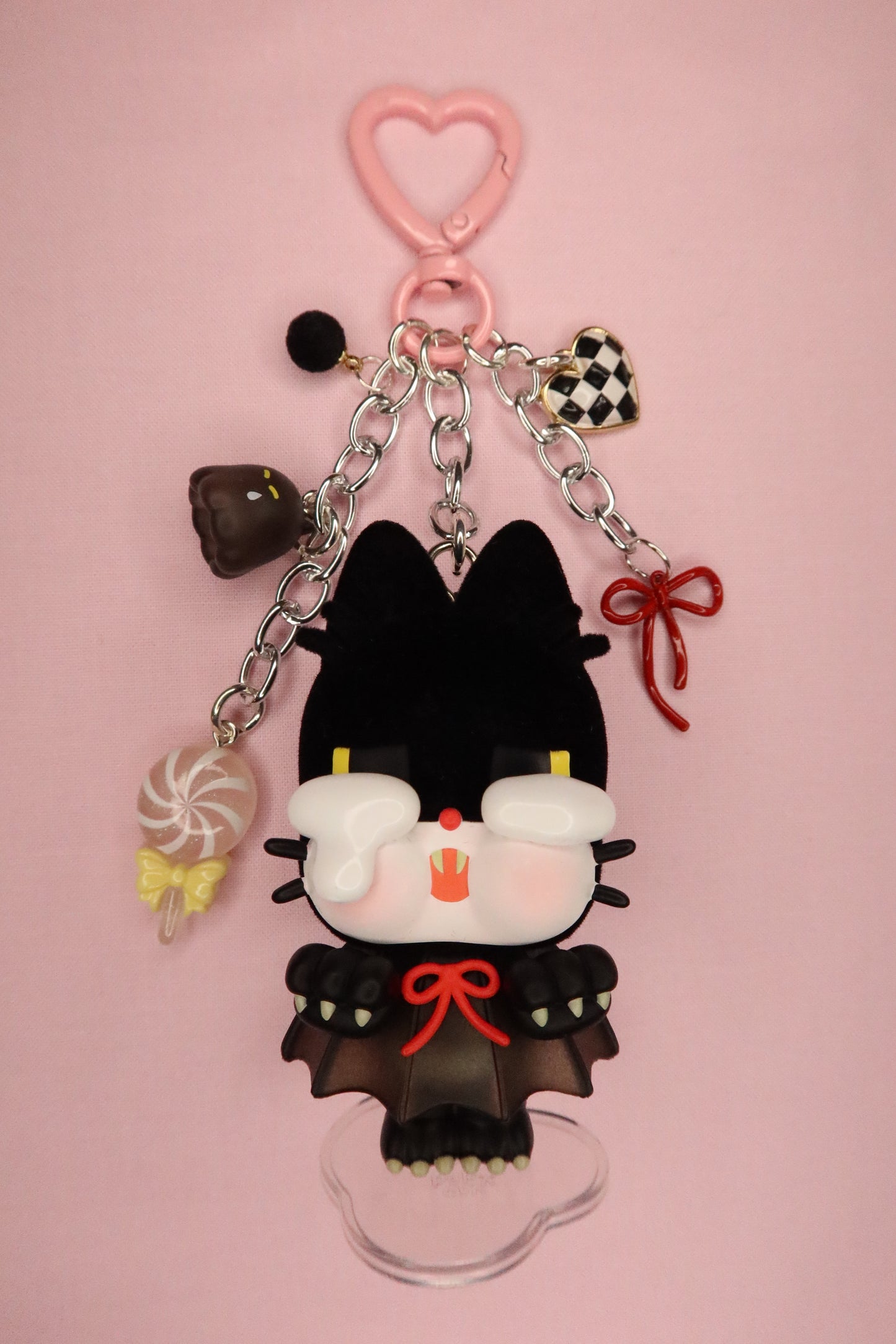 Spooky Kitty Keychain