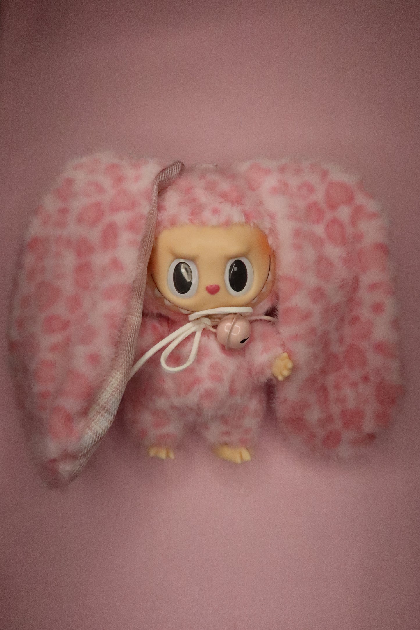 Pink Leopard Bunny Custom Bubu