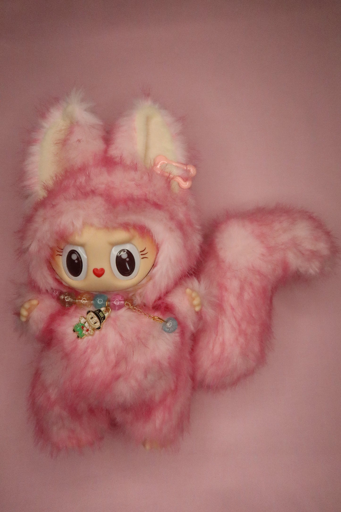 Pink and White Fox Bubu