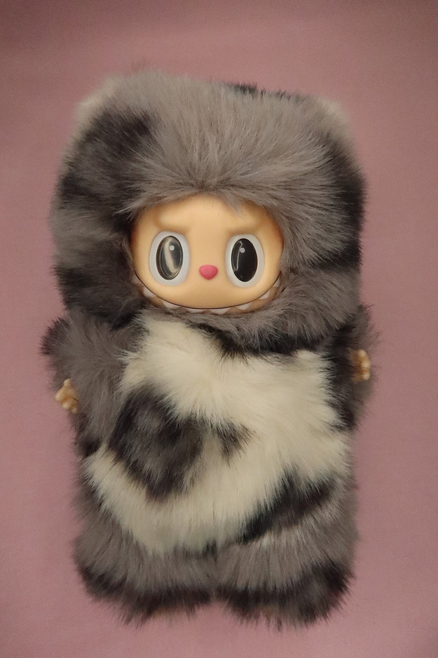 Gray and White and Black Bubu