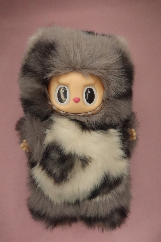 Gray and White and Black Bubu