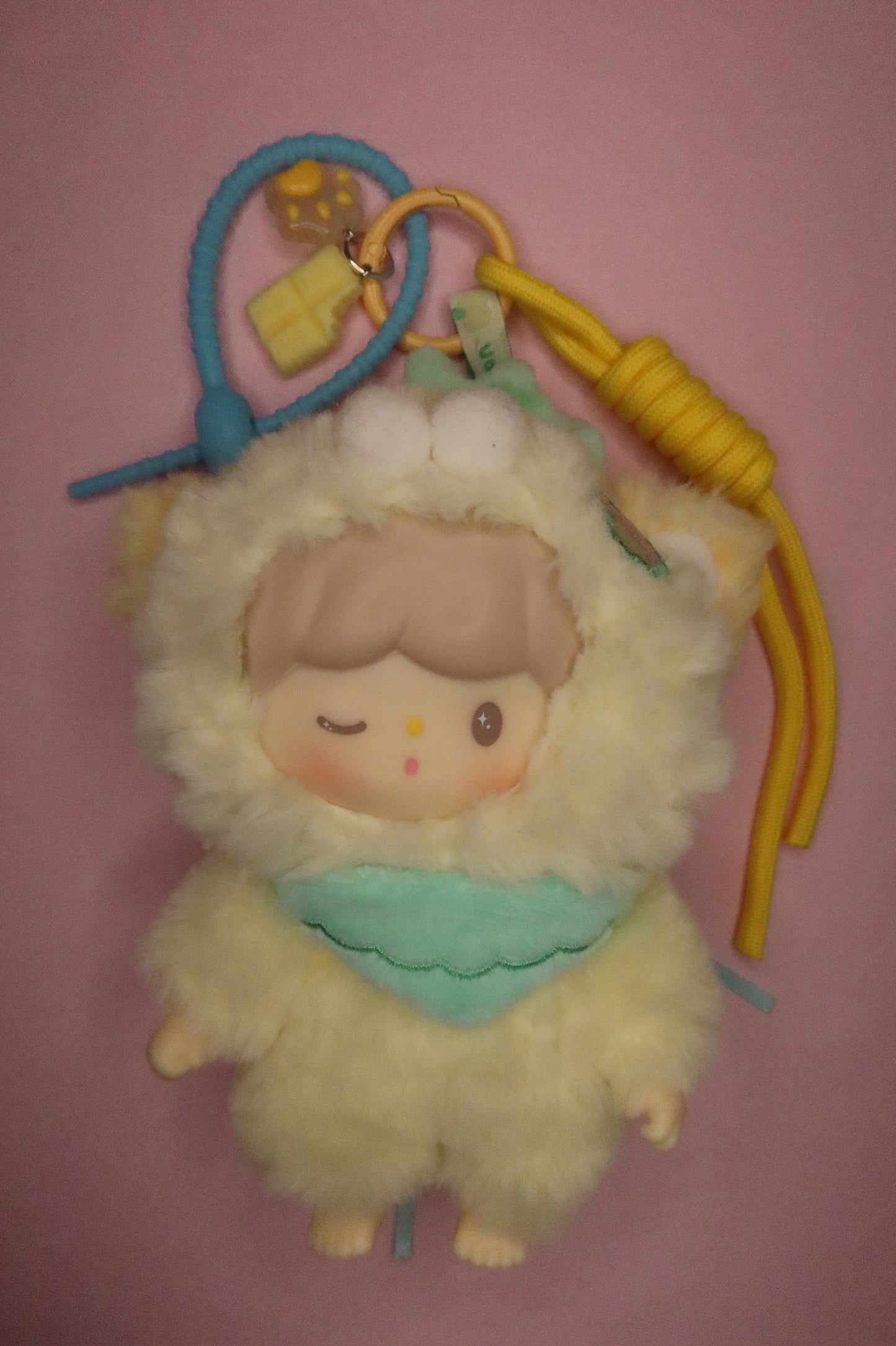 Pineapple zZoton Cat Keychain