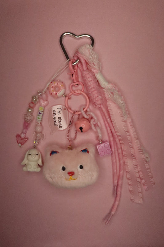 Pretty in Pink Keychain