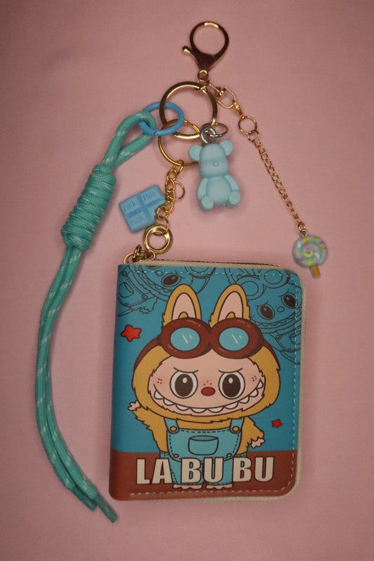 Wallet Keychain Combo – Blue