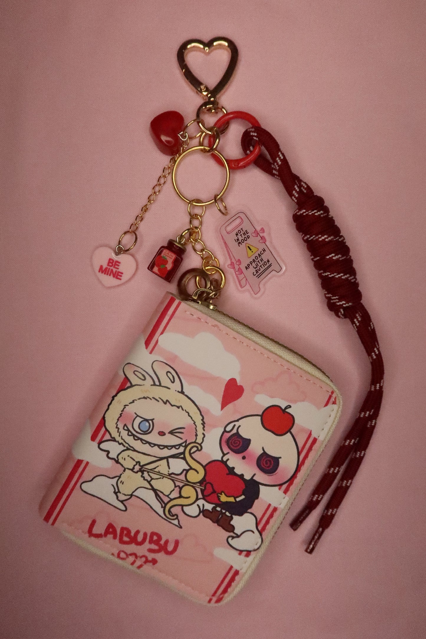 Wallet Keychain Combo - Pink #4