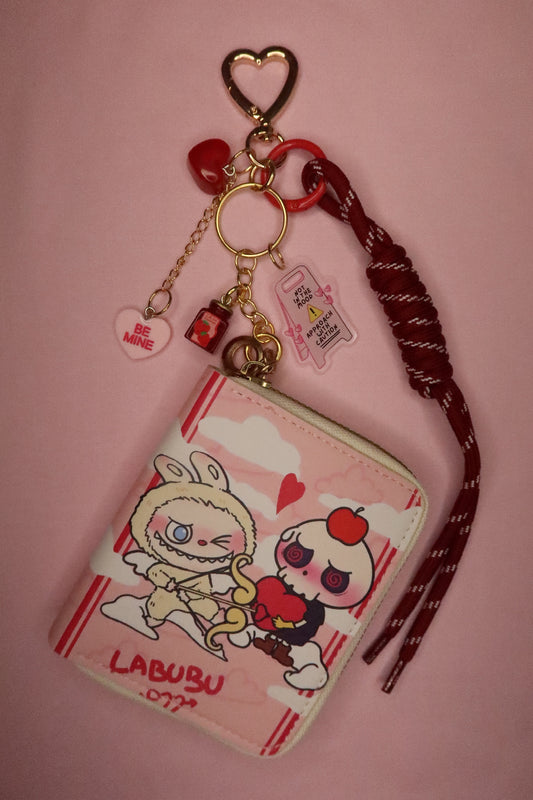 Wallet Keychain Combo - Pink #4
