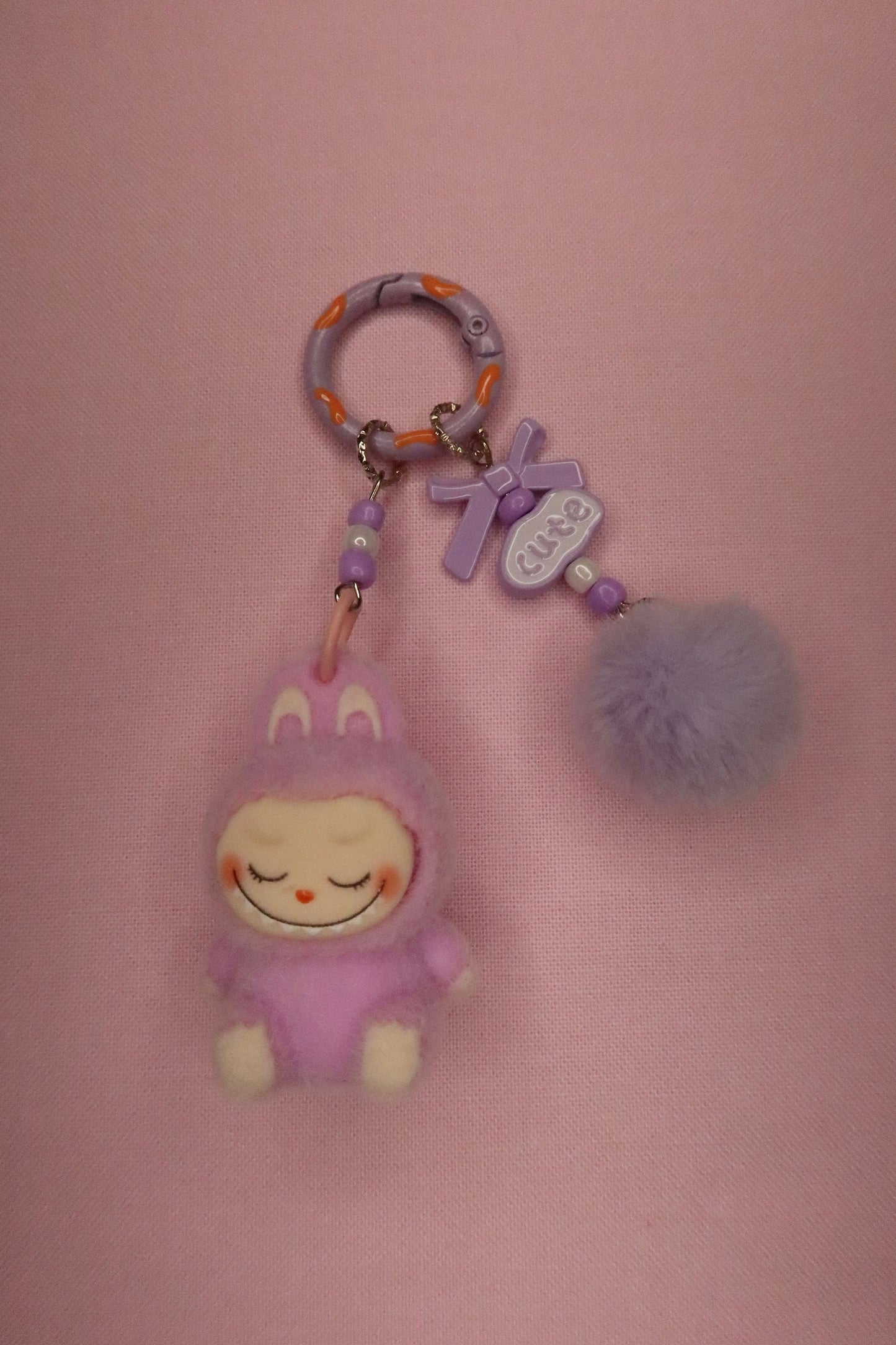 Small Purple Bubu Keychain