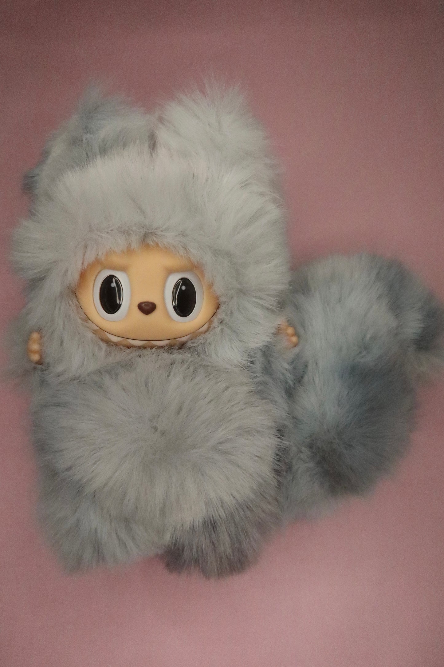 Fluffy Silver Fox Bubu